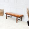 Maddox - Bench - Rustic / Tan - Image 2