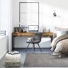 Banting - Mid Century Wide Desk - Medium Saddle Brown - Image 11