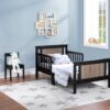 Connelly - Reversible Panel Toddler Bed - Black / Vintage Walnut - Image 5