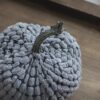Chenille Weighted Pumpkin (Set of 3) - Gray - Image 3
