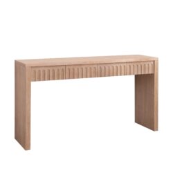 Modern Console Table With 4 Drawers, Entryway Table - Natural