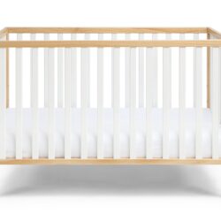 Deux - Remi 3 In 1 Convertible Island Crib - Natural / White