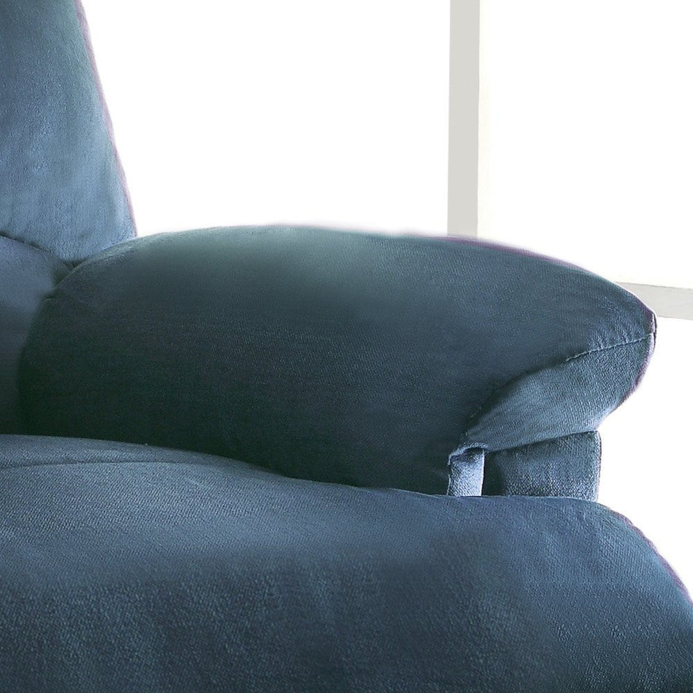 Arcadia - Woven Motion Recliner - Blue - Image 2