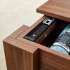 Multi Functional Coffee Table With Password Lock, Suitable For Storing Firearms And Wine - Walnut - Image 12