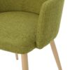 Classic Twist Dining Chair Set With Contoured Support - Green - Image 12