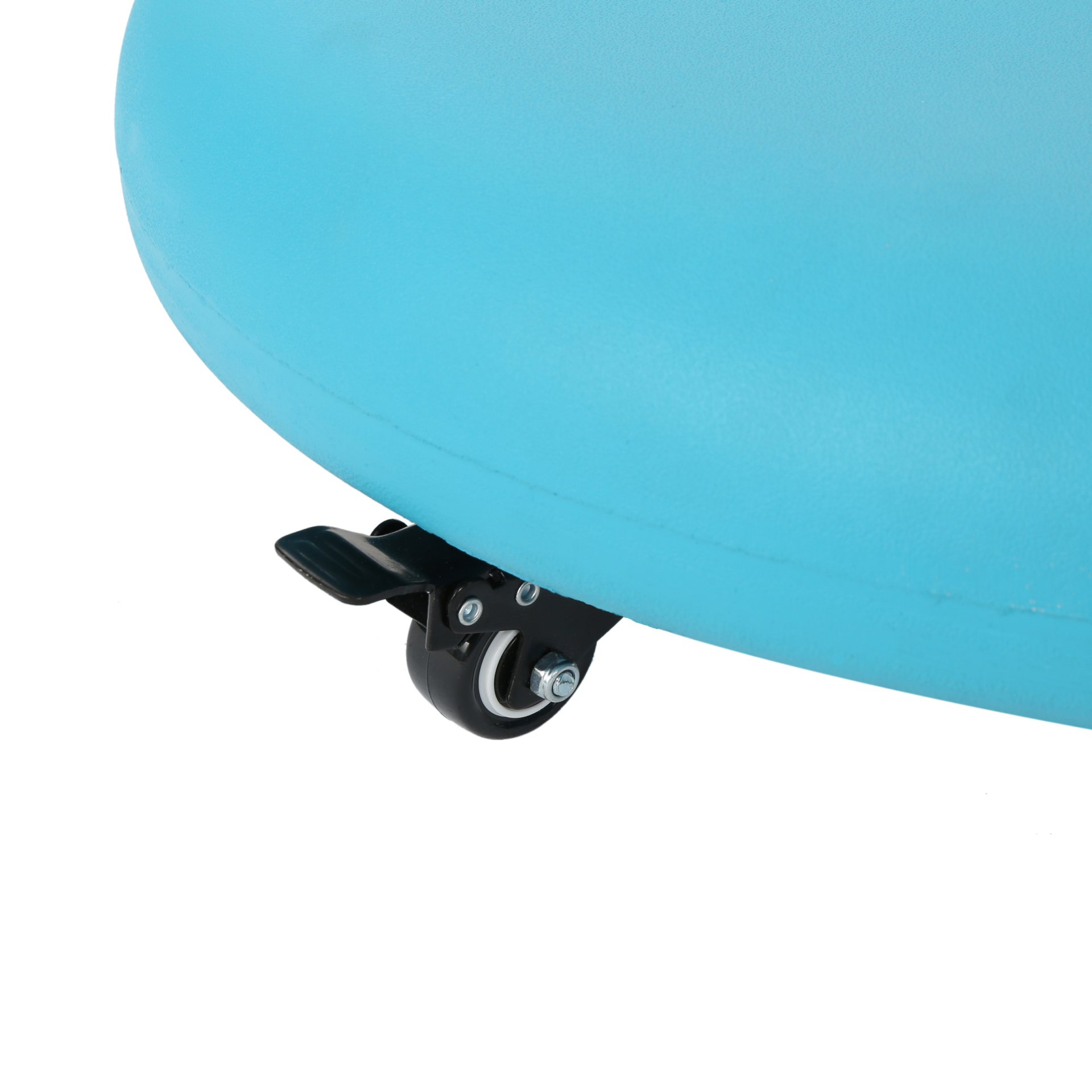 Stylish Round Wheelie - Umbrella Base With Stainless Steel Holder - Teal Concrete - Image 10