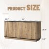 Multi Functional Sideboard, An Ideal Choice For TV And Tableware Storage In Modern Homes - Black - Image 3