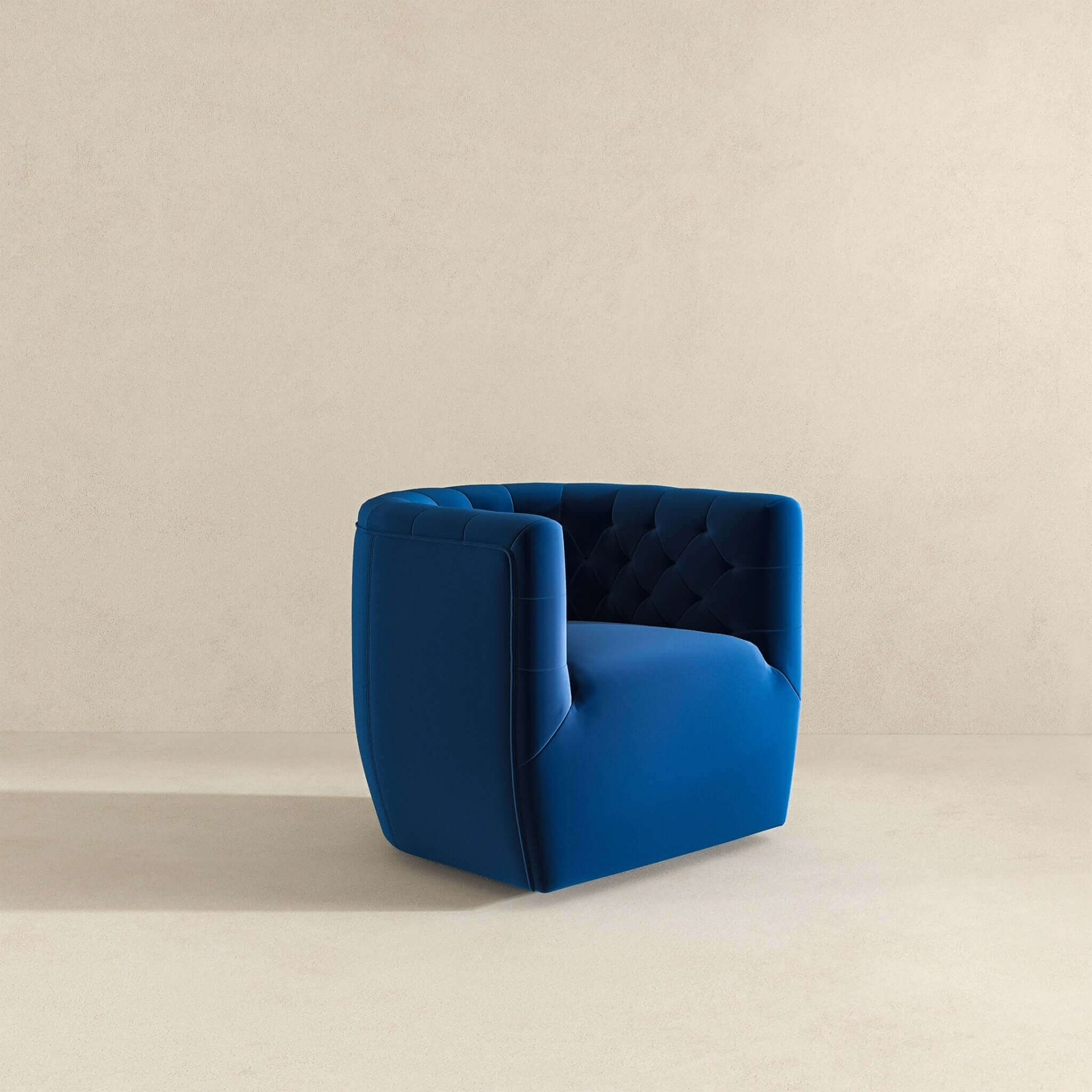 Delaney - Swivel Chair - Dark Blue - Image 7