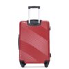 3 Piece Luggage Sets Lightweight Suitcase With Two Hooks, Spinner Wheels, (20/24/28) - Red - Image 8