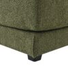 Oversized Deep Seat Sectional Sofa With Reversible Chaise, Loop Yarn Fabric 5 Seat Armless Indoor Furniture, Convertible L-Shaped Couch - Green - Image 9
