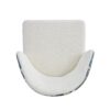Modern Jacquard Counter Height Bar Stools (Set of 2) With Metal Footrest - White - Image 13