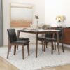 Destiny - Dining Chairs (Set of 2) - Black / Dark Brown - Image 12