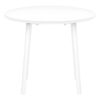 3 Pieces Dining Table Set, Small, Drop Leaf, Contemporary & Modern - White - Image 3