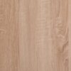 Two Toned Display Cabinet, Tall Bookcase Storage Cabinet / Weathered White - Image 3