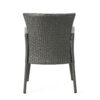 Outdoor Wicker Dining Armchair (Set of 2) - Gray - Image 11
