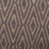 Amuleto - Hand Loomed Cotton Pouf - Dark Gray / Brown - Image 5