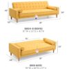 Andrews - Sofa Bed - Yellow - Image 5
