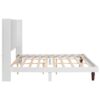 King Size, Stylish High Headboard Bed, High Quality - White - Image 7