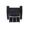 Aurascape - Outdoor Acacia Wood Foldable Adirondack Chair - Black - Image 8