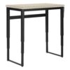 Computer Desk, Home Office, Standing, Adjustable, Laptop, Contemporary & Modern - Taupe - Image 2