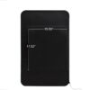 Rectangle Medicine Cabinet Mirror Bathroom Mirror With Storage Wall Mounted Medicine Mirror Cabinet With LED - Black - Image 9