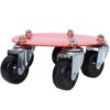 Heavy Duty Snowmobile Dolly V Slide With 2.5" Swivel Casters, Rubber Pad, 1500Lbs Capacity Steel - Red - Image 12