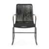 Moonstone - Outdoor Club Chair Set With Rope Weave Design - Black - Image 6