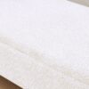 Ottoman Oval Storage Bench, 3D Lamb Fleece Bench With Large Storage Space For The Living Room, Entryway And Bedroom - Cream White - Image 10