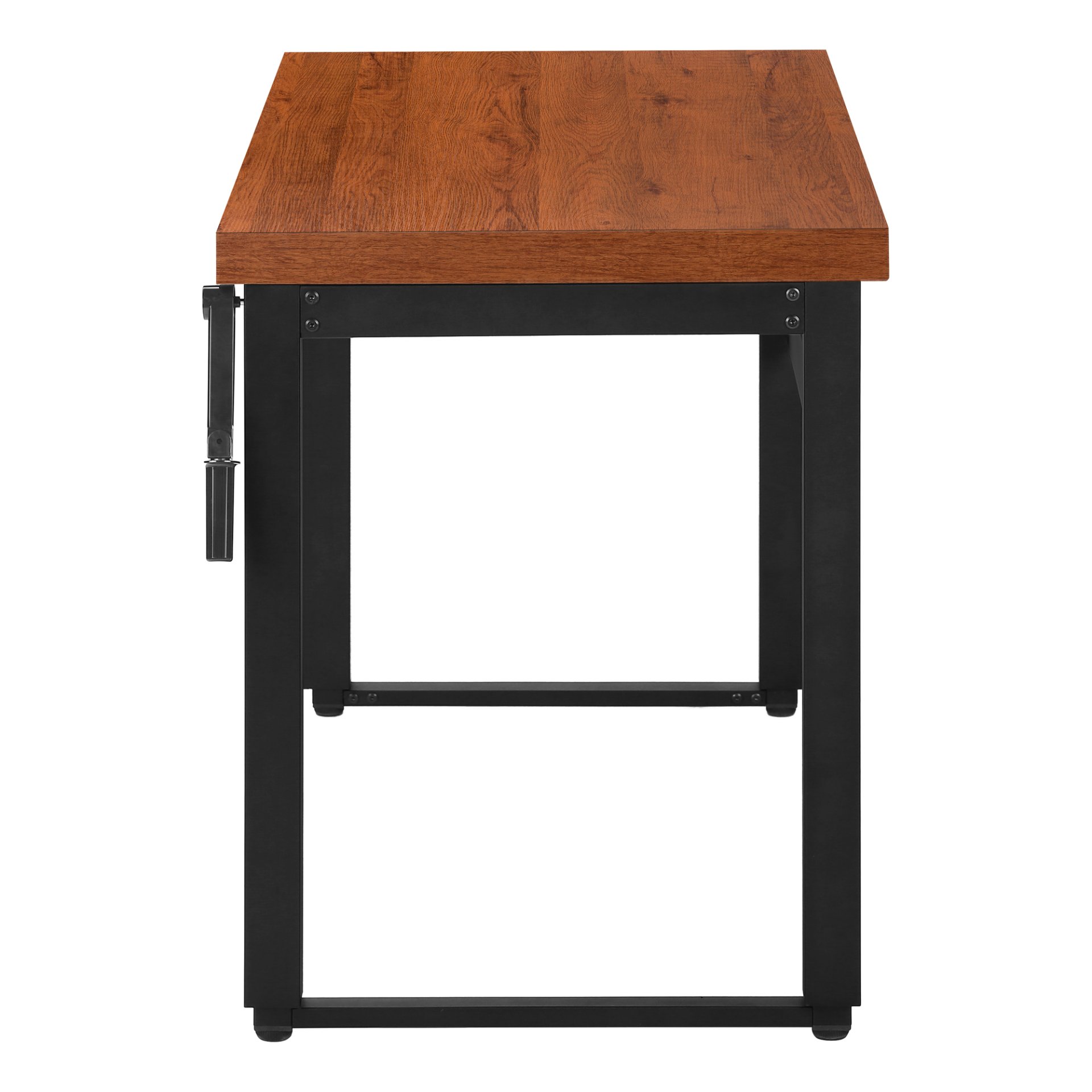 Computer Desk, Home Office, Standing, Adjustable, Laptop, Contemporary & Modern - Cherry - Image 8
