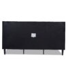 Aspen - King Vertical Tufted Headboard Platform Bed Set - Anthracite Black - Image 14