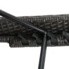 Salem - Contemporary Wicker Chaise Lounge With Armrests - Gray - Image 15