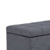 Sienna - Storage Ottoman Bench - Slate Gray - Image 6