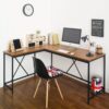 Olympus - Wood And Metal Corner Desk In Acacia And With Durable Design And Eco Friendly Materials - Natural - Image 2