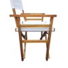 Folding Director Chair Canvas (Set of 2) - White - Image 7