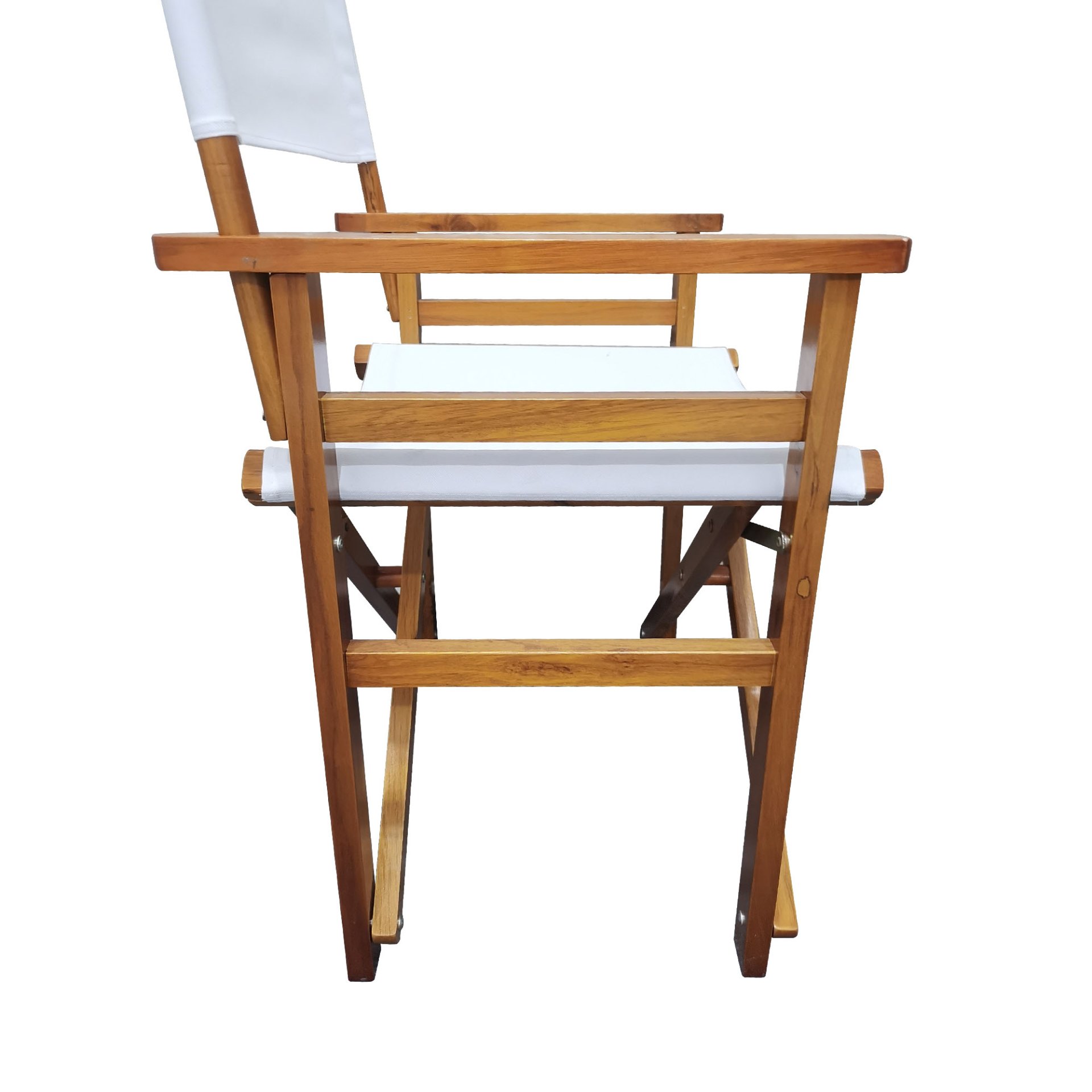 Folding Director Chair Canvas (Set of 2) - White - Image 7