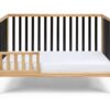 Deux - Remi 3 In 1 Convertible Island Crib - Natural / Black - Image 3