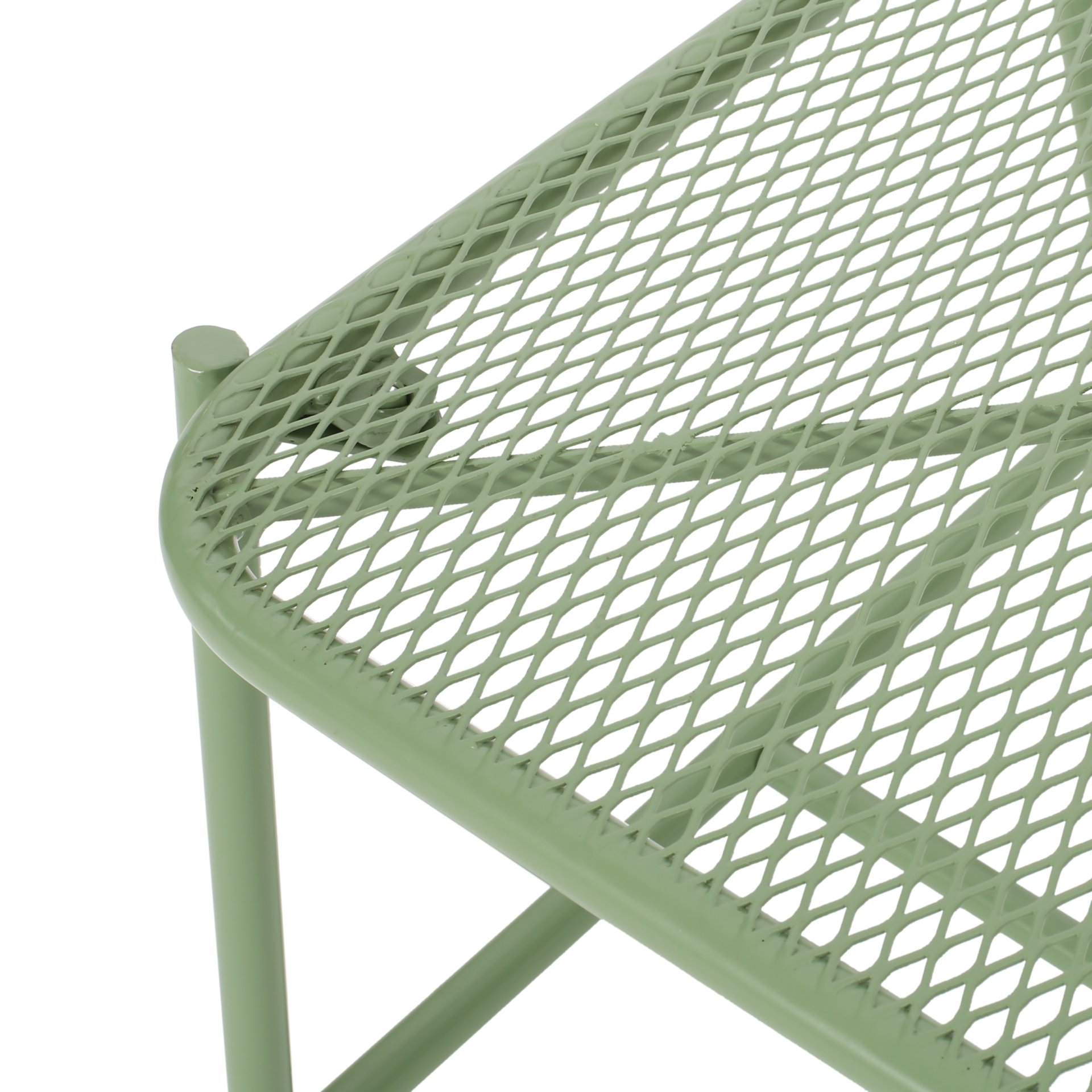 Kincaid - Modern Mesh Top Side Table - Green - Image 6