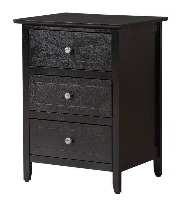Daniel - Transitional Nightstand - Black
