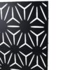 Outdoor & Indoor Privacy Screen, Metal Privacy Screen, Freestanding Decorative Privacy Screen For Deck Balcony Patio - Black - Image 13