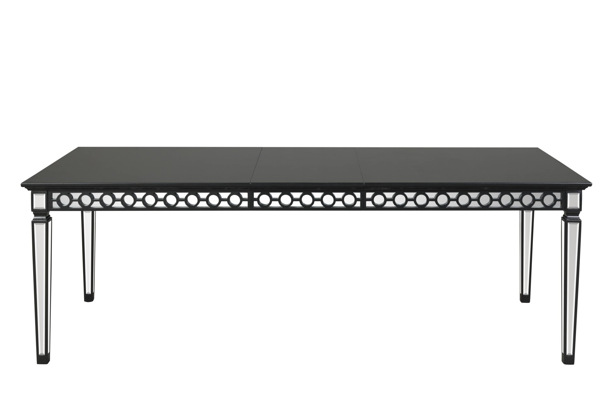 Varian II - Mirrored Dining Table - Black - Image 5