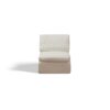 Cloud L Shape Modular Sectional Sofa With Ottoman, 3 Seater Convertible Couch - White - Image 12