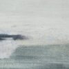 Large Rectangle Framed Wall Art Ocean Waves Canvas Print, Home Decor For Living Room Foyer Office - White / Blue - Image 7