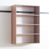 Devi - Wall Mounted Wood Closet System With Modular Units And Warm - Oak - Image 4