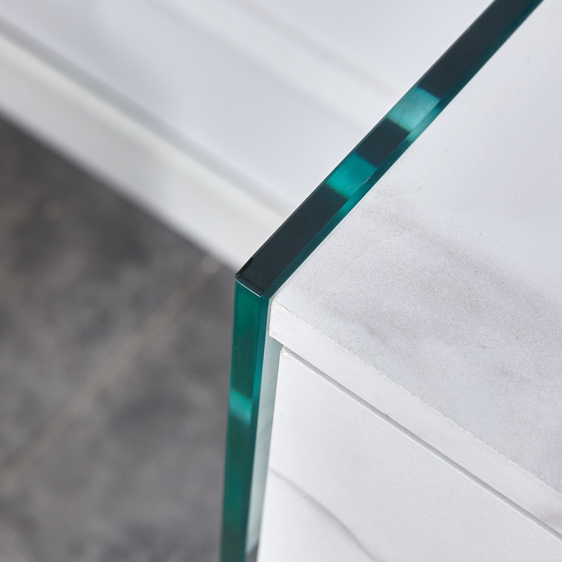 Environmental Protection Minimalist Dresser, Desk, Desktop Computer Desk, With Double Drawer Storage Space, Simple Home, Perfect For Various Styles - White - Image 15