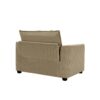 Oversized Sectional Sofa With Deep Seats In Corduroy 3 Piece Set With 1 Single 2 Seater And 3 Seater Sofas - Tan - Image 22