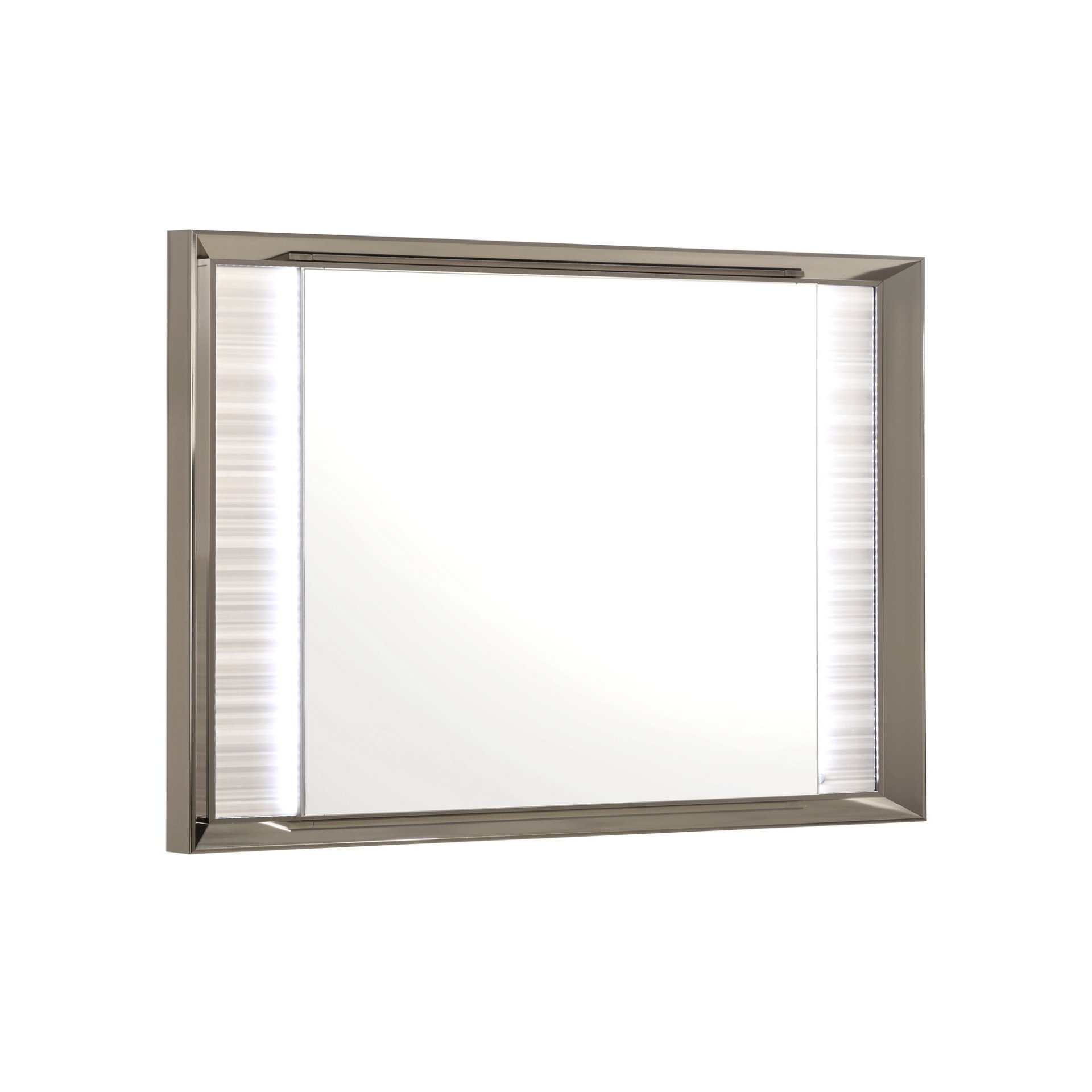 Star - Mirror With Built In LED And Frame - White - Image 5