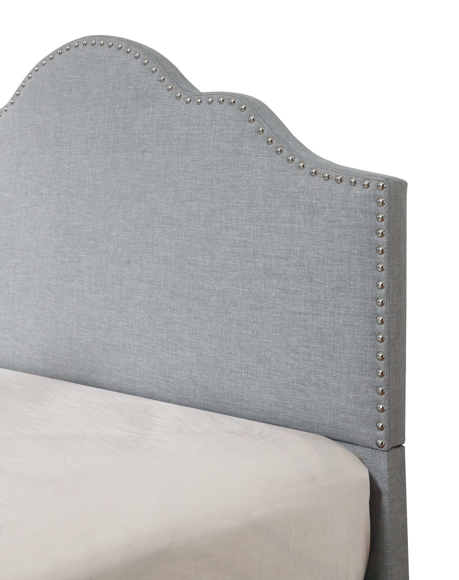 Kopa - Full Upholstered Bed - Gray - Image 4