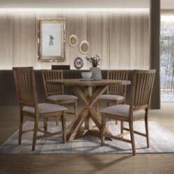 Wallace II - 5 Pieces Dining Room Set - Oak