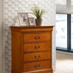 4 Drawer Chest Traditional Style- Oak