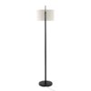 Casper - Contemporary Floor Lamp - Matte Black / Natural - Image 4